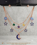 Multi-Layered Star & Moon Car Charm Hanger